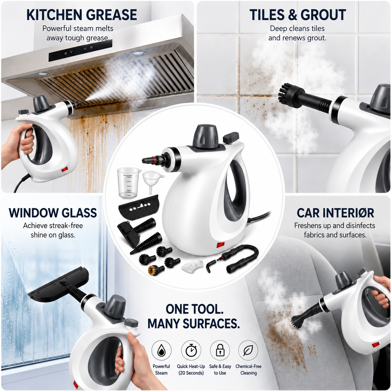 NordicSteam Pro™ - Make your home cleaner in no time.